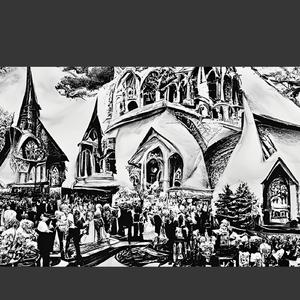 Heavenly Strokes on Paper