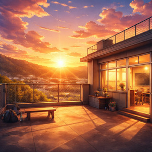 卒業前の夕焼けに、強くなる理由を見つけた日