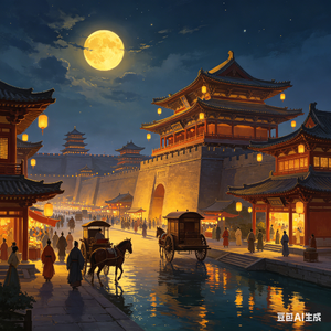 月下寄长安