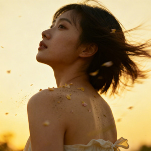 落在你肩上的晚风