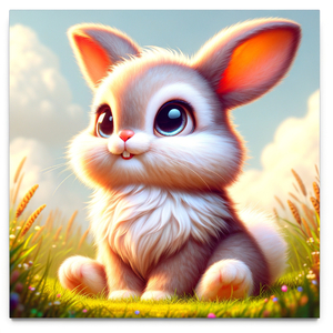 Hoppel-Hase im Garten