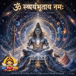 Om Svyambhoothaay ॐ स्वयंभूताय नमः, ॐ नमः शिवाय। 55.1000