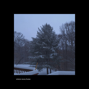 winter snow, home