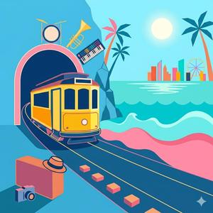 オーシャンブルー電車 (Ocean Blue Train)