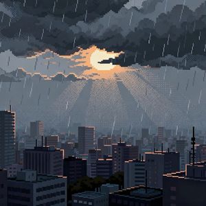 太阳雨，黄昏雨