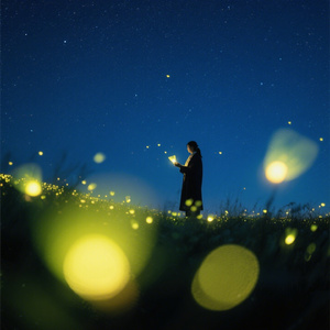 夜空里的萤火