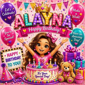 Happy Birthday Alayna