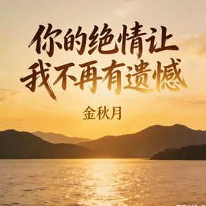你的绝情让我不再有遗憾