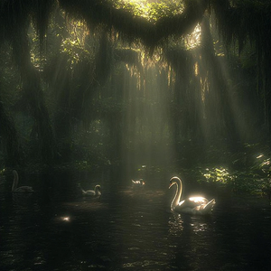 Falling Quietly (with rain)