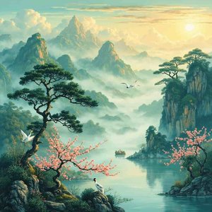 山河早春