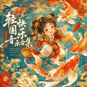 轻快国乐 锦鲤戏莲