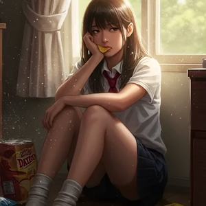 ジャンクフードガール#Rock by 空白人間