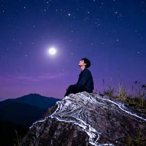 月下守星