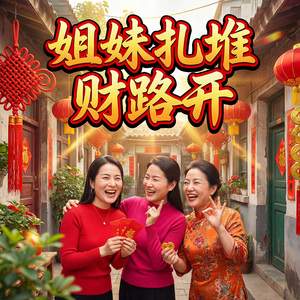 姐妹扎堆财路开