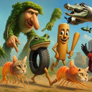 Chimpanini Bananini | Italian Brainrot Jungle Rap | Monkey x Banana Madness