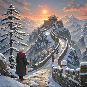 长城雪龙魂吟_小郑(海纳百川)