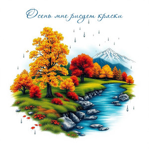 Осень мне рисует краски