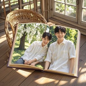 午后相册-美丽的少女