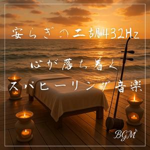 二胡と潮騒の安らぎ旋律