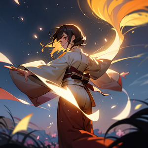 儚き灯火が織りなす夜の舞