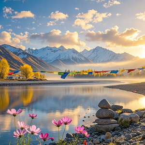 拉萨河畔的阳光