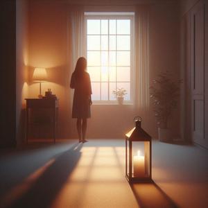 แสงสะท้อนของโคมไฟ