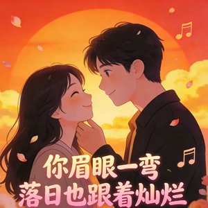 你眉眼一弯 落日也跟着灿烂