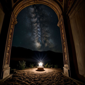 Infinite possibilities like stardust are adorned