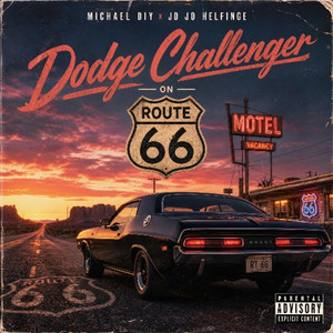 Dodge Challenger on Route 66