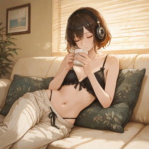 Tranquil Chillhop Piano on a Quiet Street