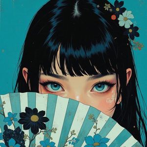 月中竹影