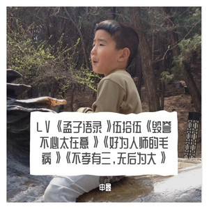 LⅤ《孟子语录》伍拾伍《毁誉不必太在意》《好为人师的毛病》《不孝有三，无后为大》