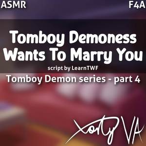 ASMR F4A Tomboy Demoness Wants To Marry You (Tomboy Demon Part 4)