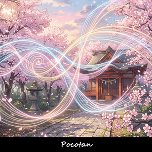 舞い散る花びらと心地よい周波数の交差