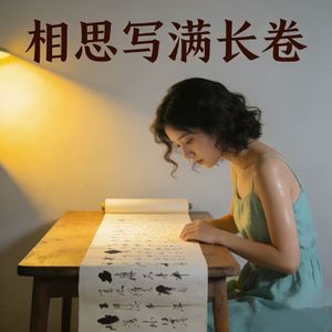 相思写满长卷