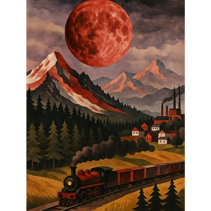 火车经过石家庄 (Train Passing by Shijiazhuang) by Peppermilk