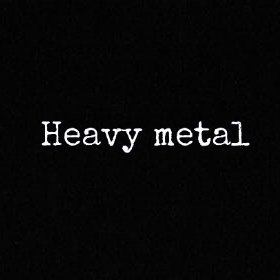 Heavy metal rock