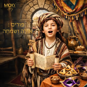 פּוּרִים : אוֹרָה וְשִׂמְחָה