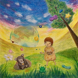 飴を配る妖精さん