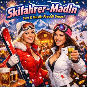 Skifahrer-Madln