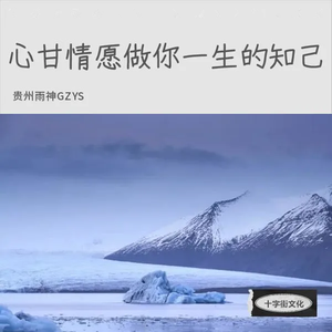 心甘情愿做你一生的知己