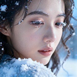 雪落满肩#百万奖金AI创作大赛+主题二
