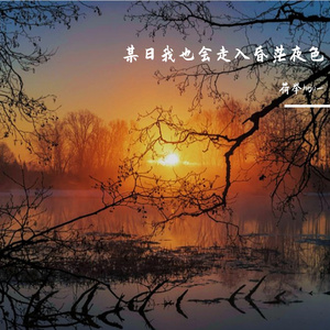 某日我也会走入昏茫夜色