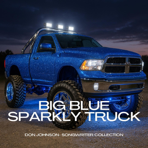 Big Blue Sparkly Truck
