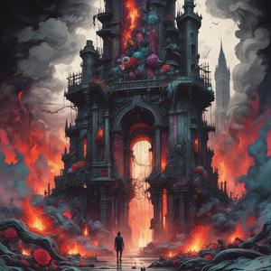 **Title: קִינָה עַל מְאוֹרְעוֹת חַרְבוֹת בַּרְזֶל** by @michelpiranesi