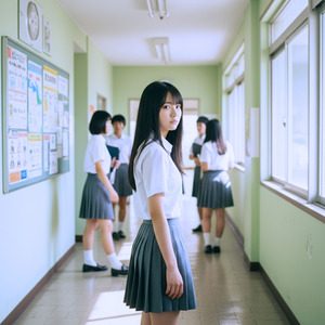 春の匂いが制服の袖に残る頃