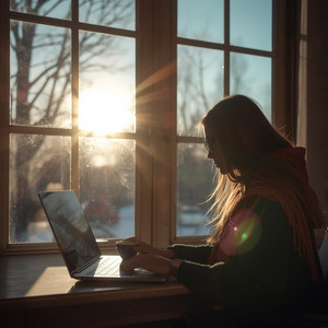 朝の窓辺ワーク