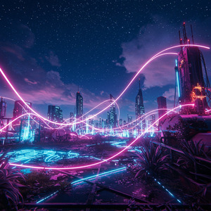 光る夜のリズム