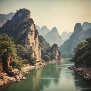 中国风 静雅随和 炊烟袅袅