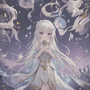 白い雪降る夢
